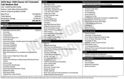 2024 RAM 1500 Classic SLT