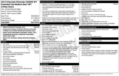 2012 Chevrolet Silverado 2500 HD Work Truck
