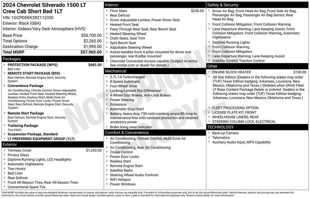 2024 Chevrolet Silverado 1500 LT