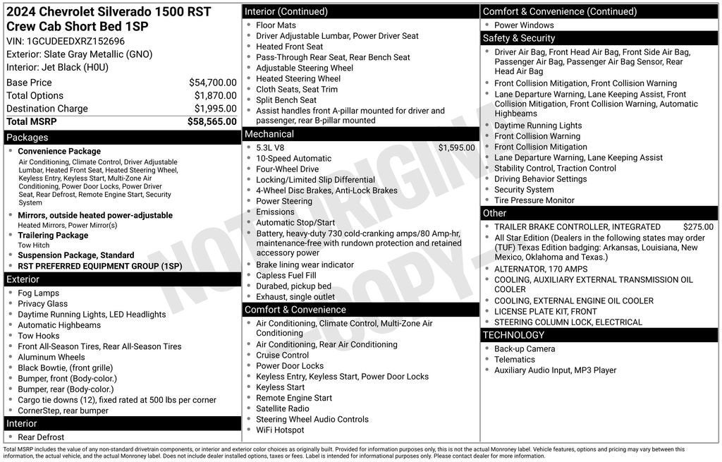 2024 Chevrolet Silverado 1500 RST