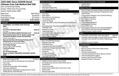 2025 GMC Sierra 3500 HD Denali Ultimate