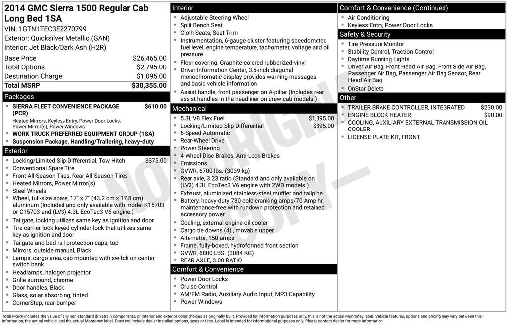 2014 GMC Sierra 1500 BASE