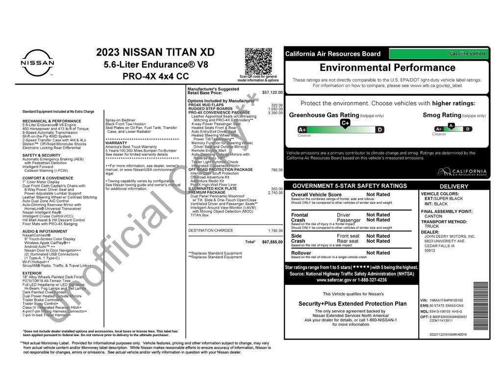 2023 Nissan Titan XD PRO-4X