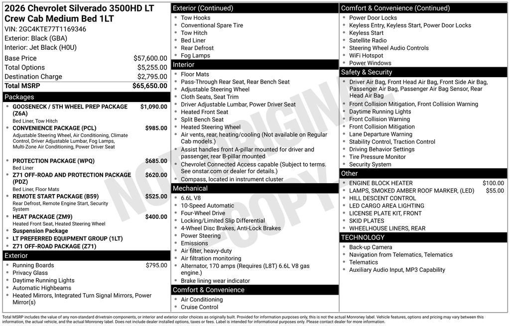 2026 Chevrolet Silverado 3500 HD LT