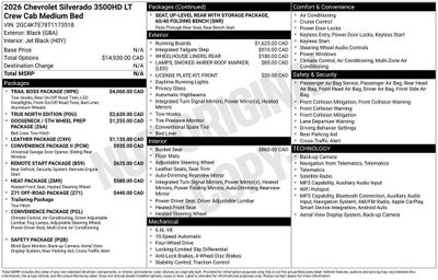 2026 Chevrolet Silverado 3500 HD LT