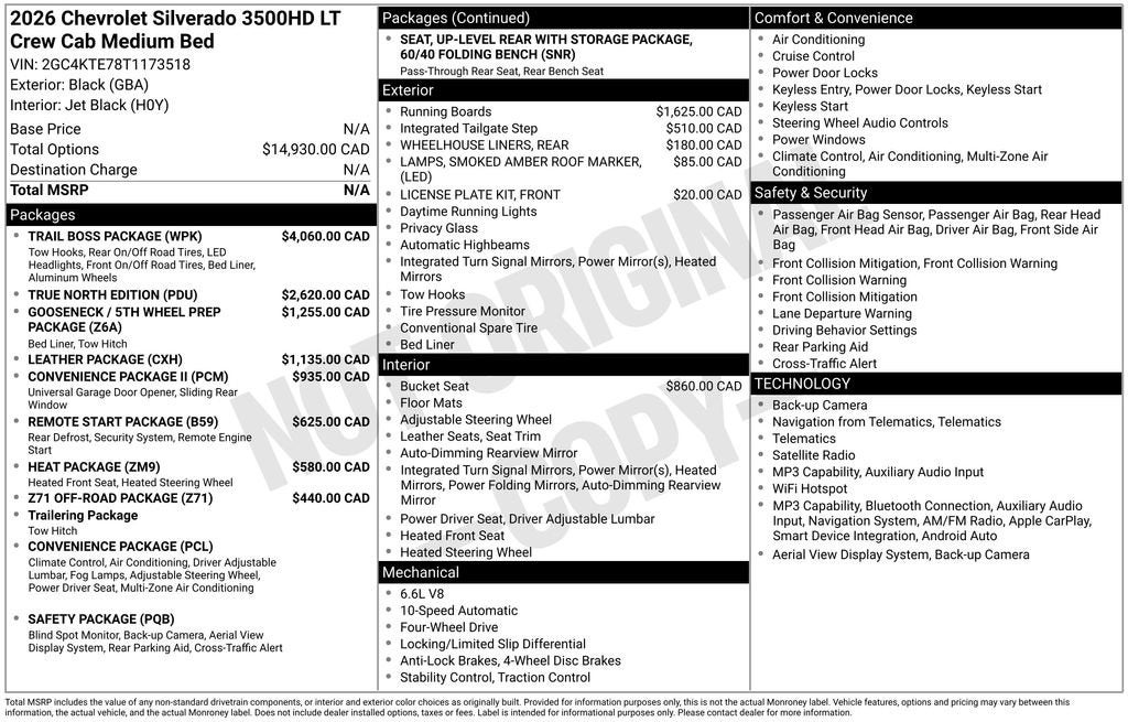 2026 Chevrolet Silverado 3500 HD LT