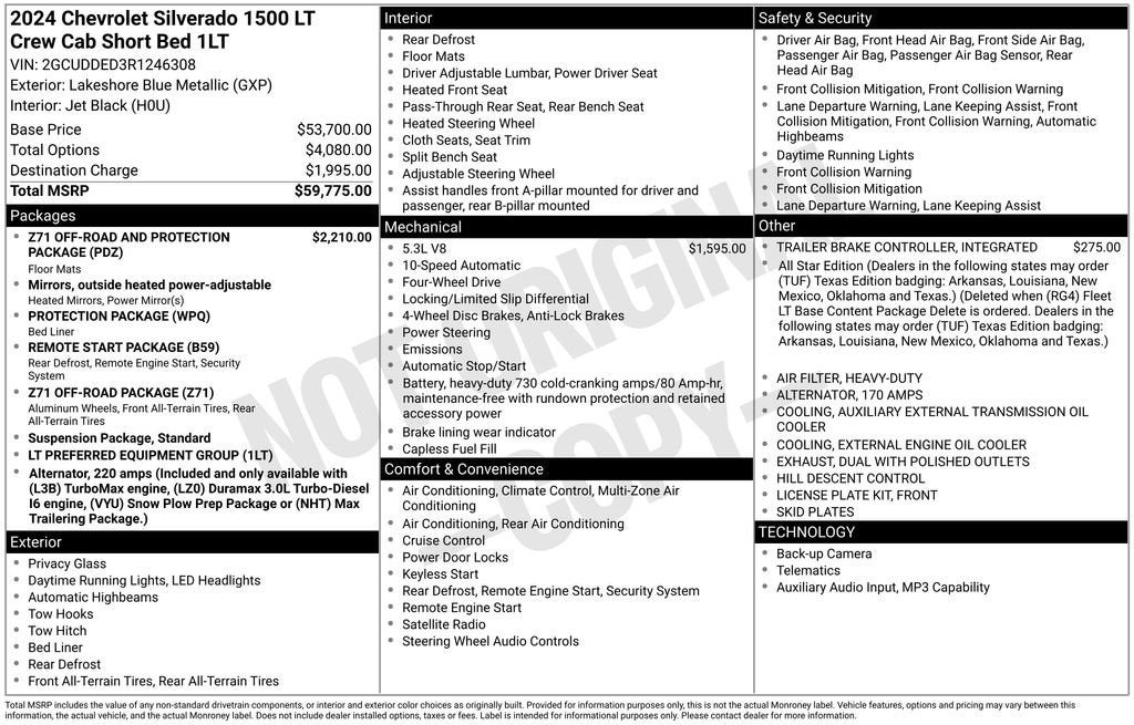 2024 Chevrolet Silverado 1500 LT