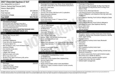 2027 Chevrolet Equinox LT