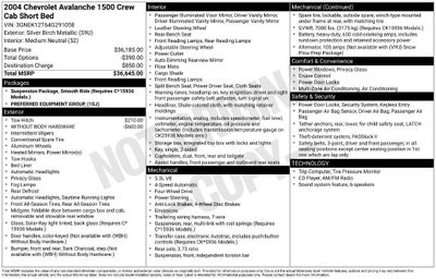 2004 Chevrolet Avalanche BASE